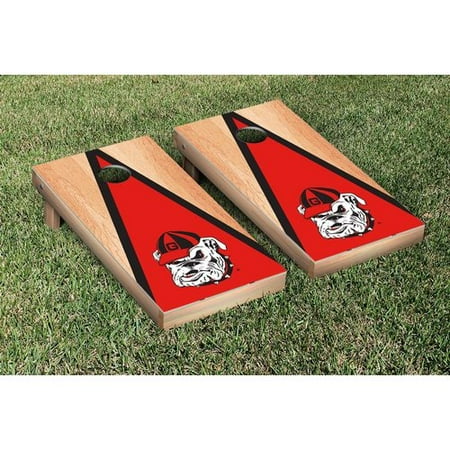 georgia bulldogs cornhole georgia bulldogs cornhole game set hardcourt triangle version georgia bulldogs cornhole georgia bulldogs cornhole game set hardcourt triangle version
